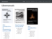 Tablet Screenshot of libremanuals.net